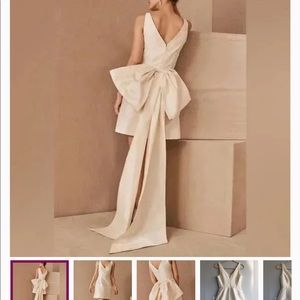 Never-worn sachin & babi BHLDN mini bow dress